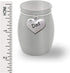 Small Miniature Size Dad Father Memorial Cremains Holder Container Jar Vial Brushed Stainless Steel Cremation Funeral Urn 1 1/2" Tall...