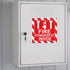 Green First Aid Kit Inside Red Fire Extinguisher Inside Stickers 4 Inch Safety Sign-Adhesive First Aid Kit Sign Decals UV Resistant 8 Pcs Industri...