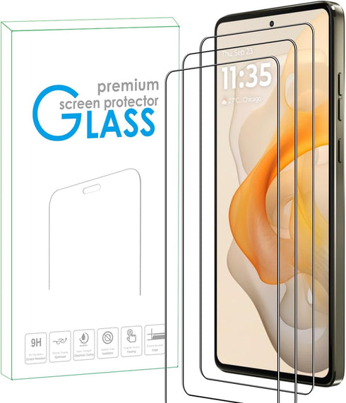 3 Pack Screen Protector for Motorola G Stylus 2024 Tempered Glass Protector, Easy to Install, 9H Hardness, HD Clear for Motorola Moto G Stylus 202...