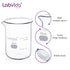 Upgrated 10ml Beaker set, 12pcs of beaker shot glasses, Low Form Glass Beakers set, 3.3 Boro with Printed Graduation, LVA036...
