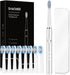 electric toothbrush, with 8 replacement brush heads and 1 travel box,sonic toothbrush for Adults and Kids,Portable rechargeable toothbrush for tra...
