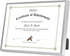 Golden State Art, 8.5x11 Picture Frame Certificate Document Frames with High Definition Real Glass, Wall & Tabletop Degree Frame for 8.5 x 11 Dipl...