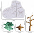 3Pcs/Set Forest Animal Silicone Fondant Molds Squirrel Chocolate Candy Mould Lumberjack Woodland Stump Pine Cones Wooden Tree Trunk Polymer Clay M...