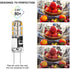 G4 LED Light Bulbs G4 Bi-Pin Base 1.5W (Equivalent to 20W Halogen Bulb) AC/DC 12V Warm White 3000K LED Bulbs for Landscape Ceiling Under Counter P...