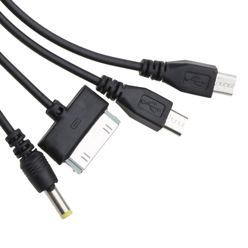 10 in 1 USB Multi Charger USB Cables for Mobile Phones USB Charging Cord 20CM/7.87in Universal USB to Multi Plug Cell Phone Charger Cable for Smar...