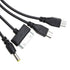10 in 1 USB Multi Charger USB Cables for Mobile Phones USB Charging Cord 20CM/7.87in Universal USB to Multi Plug Cell Phone Charger Cable for Smar...