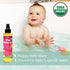 US Organic Baby Oil with Calendula, Smooth Caribbean Coconut, Certified Organic by USDA, Jojoba & Olive Oil with Vitamin E, No Alcohol, Paraben, A...