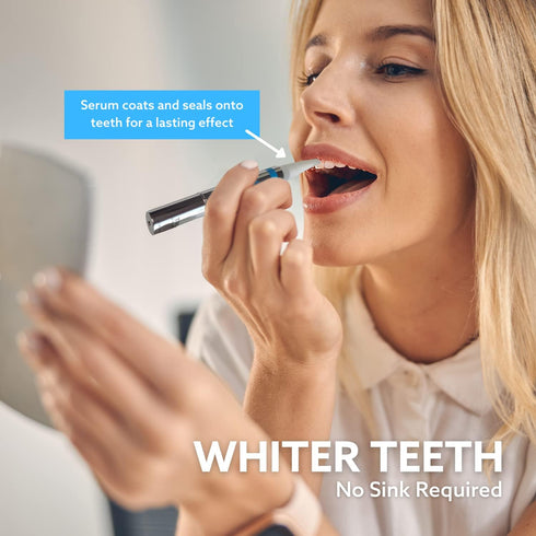 GO SMILE On The Go Teeth Whitening Pen, Teeth Whitener & Stain Remover Self Care Gifts for Women & Men - Whitening Strips Alternative - Travel Siz...