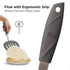 Kitchen Mama WALTZGRIP Platinum Silicone Pancake Spatula Turner: Heat-Resistant, Wide Slotted Tapered Head Stainless Steel Core. Durable, Dishwash...