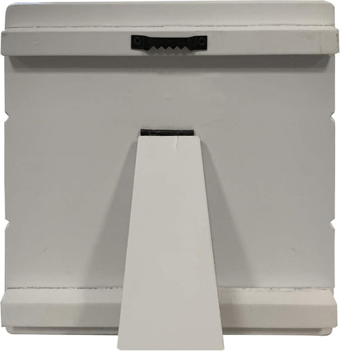 PRINZ at Home Graduate ’20 Prairie White Plank Frame with Bulldog Clip, 7” W x 7” H x 0.62” D – Easel Desktop or Wall Mounted Graduation Gift Disp...