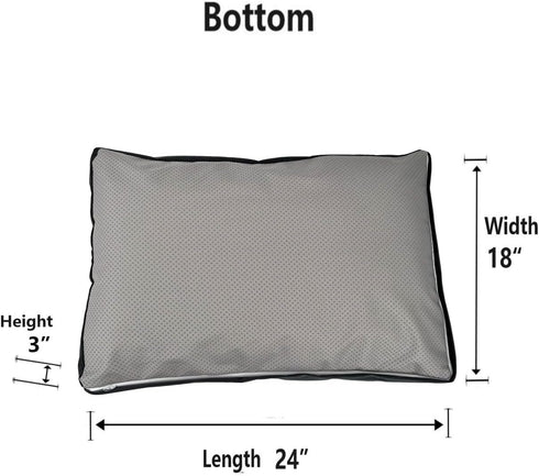 DIY Dog Crate Bed Cover Waterproof Stuff Dog Bed Cover Washable 24 x 18 Inch...