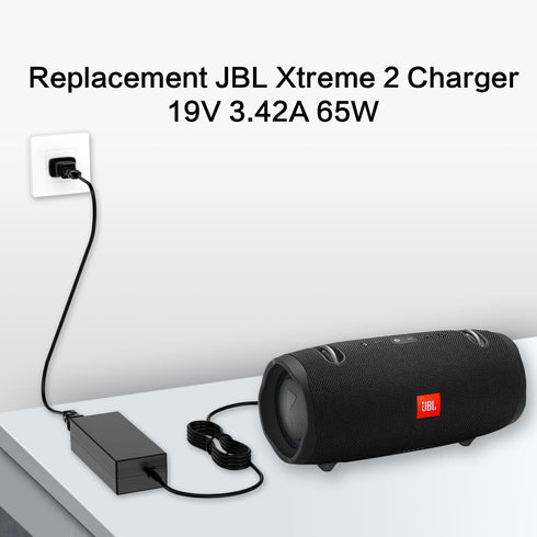 Replacement 19V 65W JBL Xtreme 2 Charger - for JBL Xtreme Portable (Black,Blue,Red) Wireless Bluetooth Speakers/JBL Xtreme/JBL Xtreme 2 / JBL Xtre...
