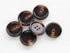 40PCS 1 inch (25mm) Suit 4-Hole Buttons Overcoat Resin Dark Brown Buttons Crafts DIY Projects...