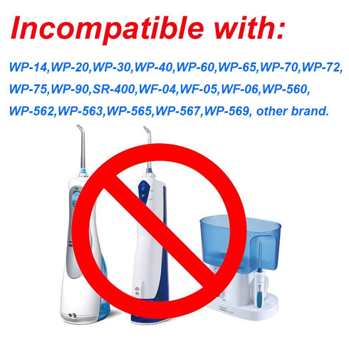 Flosser Replacement Tips Compatible with Waterpik Water Flosser Reach Flosser Refill Heads Replacement Heads, Compatible with Waterpik Oral Irriga...