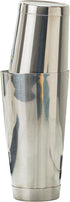 Restaurantware Bar Lux 16 Ounce Boston Shaker 1 Metal Cocktail Shaker - Weighted Bottom No Leak Stainless Steel Martini Drink Mixer Essential Bar ...