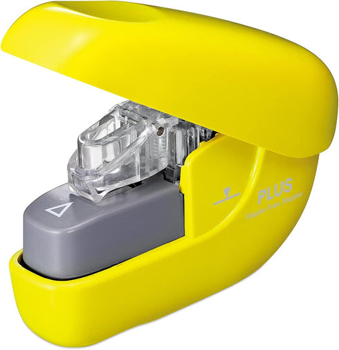 PLUS SL-106NB 31-126 Needle Free Stapler Paper Clinch Yellow...