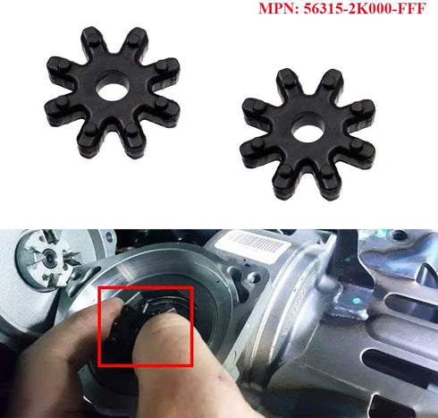563152K000FFF Flexible Steering Coupling Steering Column Motor For Compatible with Hyundai Sonata Elantra Santa Fe Azera Veloster Kia Soul Optima ...