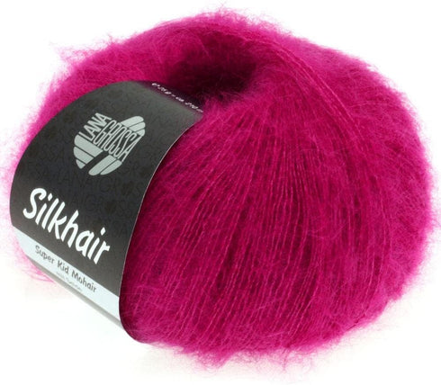Lana Grossa Silkhair, 174 Dusky Yarn, Antique Pink......