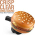 MARQUE Hamburger Bike Bell – Bicycle Bell for Most Bikes, Also Fit Balance Bike and Scooter, Must Have Cycling Accessory...