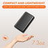 10000mah 7.4V 7.2V Heated Jacket Battery Pack 5V2A Heated Vest Rechargeable Power Bank Battery Pack for Heated Vests Heating Jackets Hoodies Pants...
