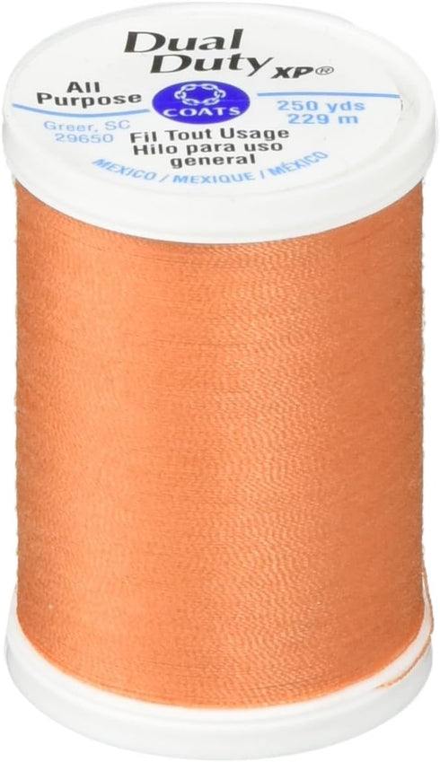 Coats Thread & Zippers S910-7760 Dual Duty XP General Purpose Thread, 250-Yard, Dark Orange...