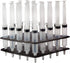 25 Pack (1oz) Jello Shot Syringes Combo with Tray/Racking Stand - 100% Safe & Reusable Plastic Syringes for Jello Shots - Small Syringe Shots Holi...