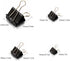 YEJI 50 PCS Black Binder Clips Paper Clamp Paper Binder Assorted Sizes for Office, Home Using, School Using, Especially for Students, Teachers to ...