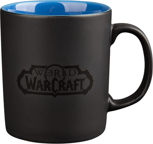 JINX World of Warcraft Alliance Ceramic Coffee Mug, Black/Gold, 11 ounces...