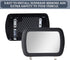 1 PC Car Visor Makeup Mirror with Clip, 6.65In x 4.33In Portable Durable Glass ABS Vehicle Sun-Shading Mirror, Universal Waterproof Automotive Rea...