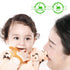 ?Never Drop from Hand? HEORSHE Baby Teething Toys for Babies 0-6 6-12 Months Teethers for Infants Toddlers Silicone Molars Adjustable Wristband Ch...