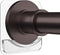 BRIOFOX Extra-Large Adhesive Shower Curtain Rod Holder | No Drilling | Invisible Wall Mount Holder | Transparent Rod Retainer, 2 Pack(Rod Not Incl...