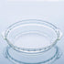 1 Pack Round Glass Pie Pans for Baking Round Baking Dishes with Handles for Apple Pie Pumpkin Pie Salads (Clear 7in)...