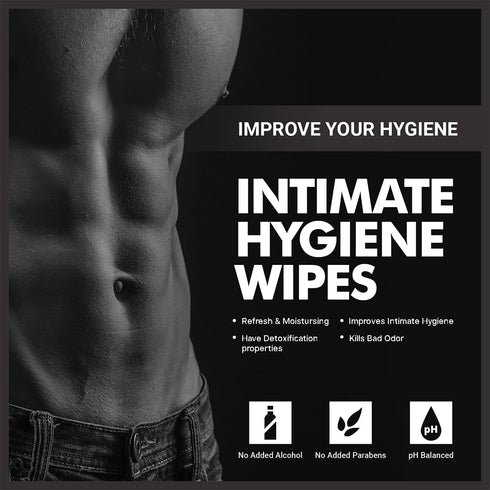 Skin Elements Intimate Hygiene Wipes | pH Balanced Wipes with Tea Tree Oil | Avoids Itching and Bad Odor | Pack of 30 Individually Wrapped Wipes...