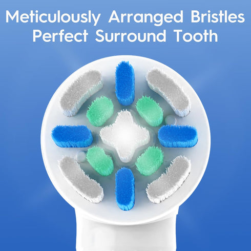 Replacement Heads Compatible with Oral B iO toothbrush, for Oral B iO 3 4 5 6 7 8 9 10 Series Electric Toothbrushes, 8 Pack, White...