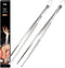 iNeibo Multipurpose Cooking Tweezers Tongs 2 Pack 12 inch/30cm 304 Stainless Steel Straight Tweezers - Extra Long Kitchen Food Tweezers Tongs for ...
