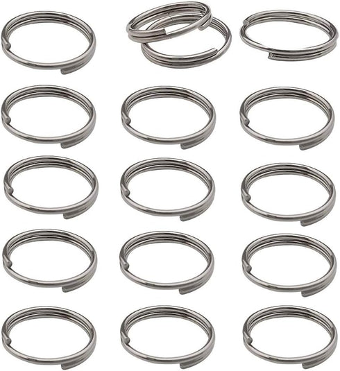 500pcs Stainless Steel Split Rings Double Loop Jump Rings Mini Connector Key Rings for Jewelry Making Necklaces Bracelet Earrings (0.7x10mm-12652)...