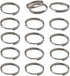 500pcs Stainless Steel Split Rings Double Loop Jump Rings Mini Connector Key Rings for Jewelry Making Necklaces Bracelet Earrings (0.7x10mm-12652)...