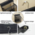 ALYER Hanging Mesh Shower Caddy Organizer Bathroom Storage Bag with Hooks for College Dorm, Gym, Swimming,RV and Travel,Black...