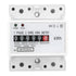 Electric Meter, KWh Meter, Single Phase 4P LED DIN-rail Electricity Power Consumption Wattmeter Energy Meter, 10-40A...