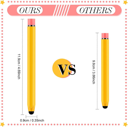 LEIFIDE 24 Pcs Stylus Pens for Kids, Hexagon Shaped Stylus Pencil Kids Stylus for Touch Screen Devices, Compatible with iPhone Android Edition Tab...