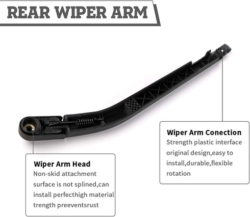 Rear Wiper Arm Blade Nut Set Replacement for Toyota 4Runner 2003-2009,Rear Wiper Cover Accessories Assembly, Wiper Cap Set for Back Windshield Win...