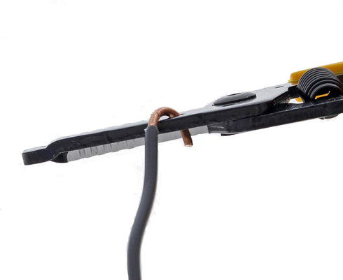 IDEAL Electrical 45-415 Premium Reflex T-5 Stripper - 10-20 AWG, Wire Stripper, Plier Nose, Slide Lock, Textured Grips,Yellow...