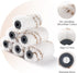 Mister Rui Paint Roller Kit, 9 Pack, 2 Inch Microfiber Paint Roller Covers, Small Paint Rollers with Tray and Roller Frame, Mini Rollers for Paint...