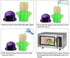 Microwave Cleaner Steam Easily Cleans the Crud In Minutes Steam Cleans With Vinegar and Water for Home Office Kitchens,Green...