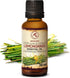 Lemongrass Oil 1.0 Fl Oz (30ml) - Cymbopogon Flexuosus - India - 100% Pure & Natural Lemongrass Oils - Good for Aromatherapy - Aroma Bath - Diffus...