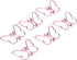 50Pcs Butterflies Paperclip, Multicolor Paperclips Metal Paper Clips Cartoon Color Plating Innovative Cute Paperclips for School Office Supplies...