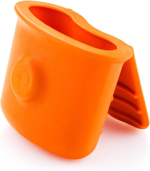 GSI Outdoors MicroGripper - Heat-Resistant Non-Slip Magnetic Silicone Pot Gripper for Indoors & Outdoors - Orange, 2” inch...