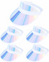 5 Pack Sun Visor Hats Women Clear Colorful Party Outdoor Sports Beach Golf Cap...
