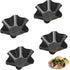 Tortilla Pan Set,4pcs Nonstick Tortilla Bowl Maker Carbon Steel Taco Salad Shell Molds for Kitchen,Microwave & Dishwasher...