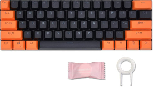 Keycaps, Mechanical Keyboard Keycaps for GH60 / RK61 / ALT61 / Annie/Keyboard Poker Keys, PBT Thick Keycaps for 60% Mechanical Keyboard, with Key ...